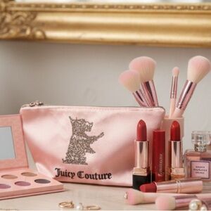 Juicy Couture Cosmetics Case with Puppy